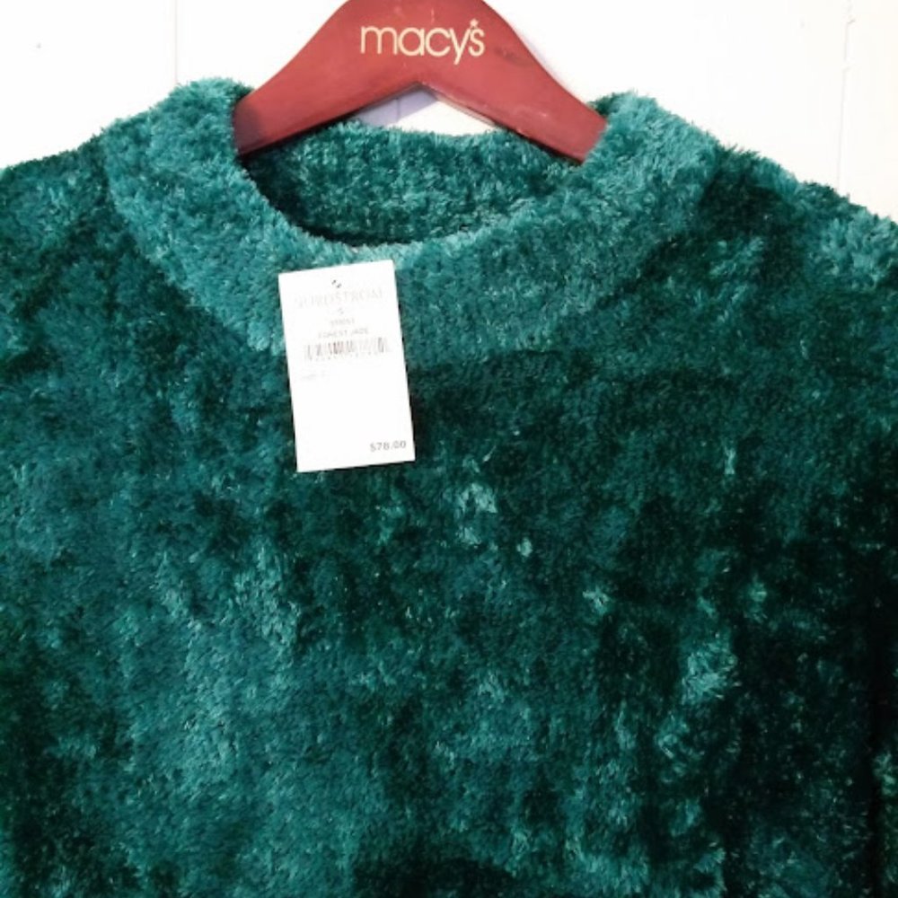 Lou & Grey Women's Velvet Eyelash Sweater - Picture 3 of 5
